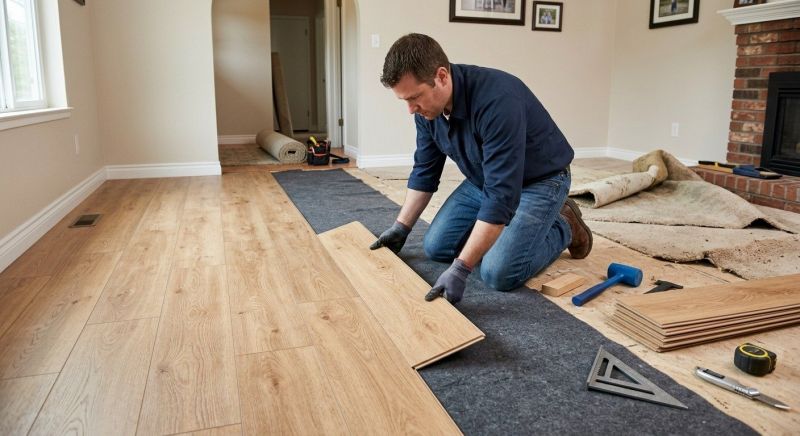 Laminate Floor Remodeling in Stevensville, MD