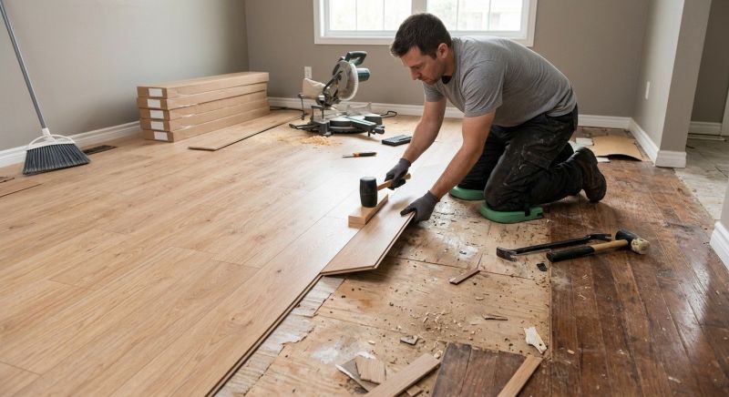 Laminate Floor Replacement in Chesapeake Beach, MD