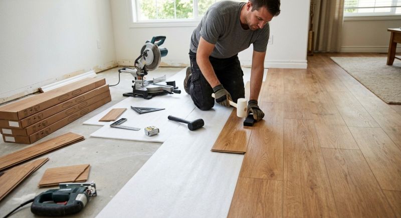 Laminate Floor Replacement in Crofton, MD