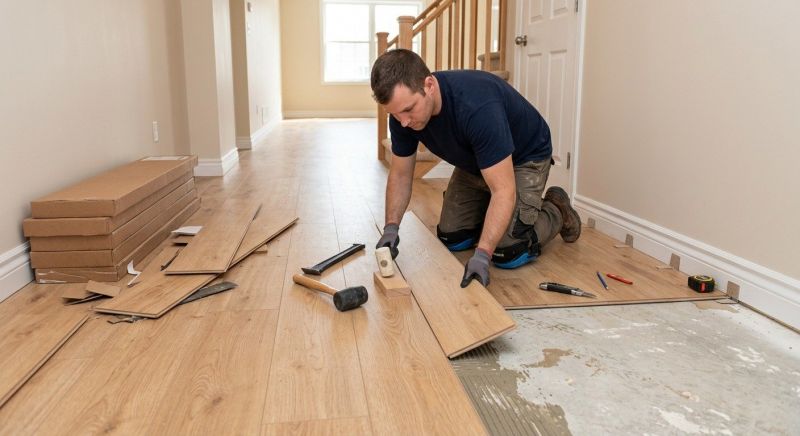 Laminate Floor Replacement in Crownsville, MD