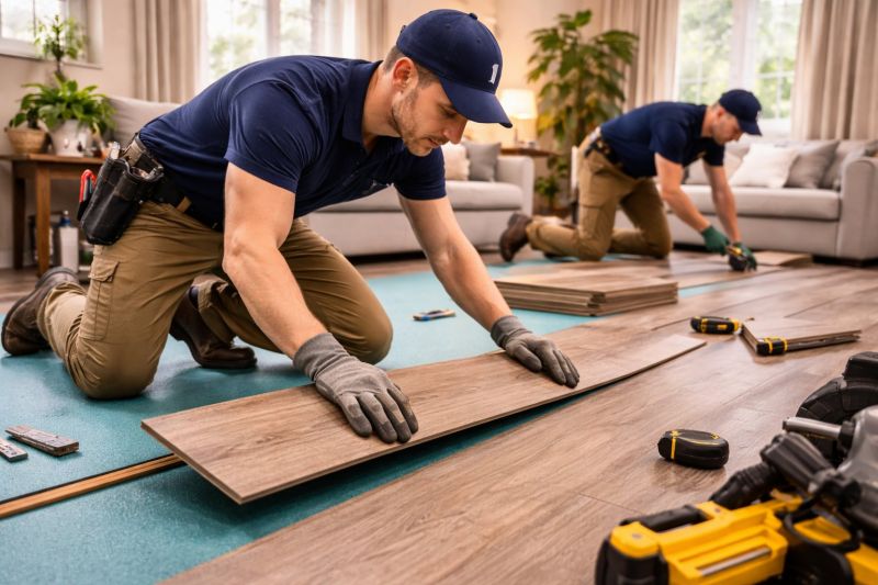 Laminate Floor Replacement in Lothian, MD