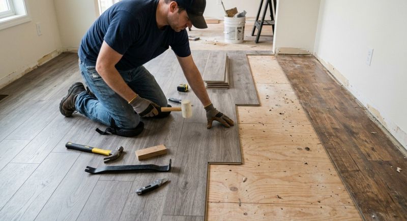 Laminate Floor Replacement in Lothian, MD