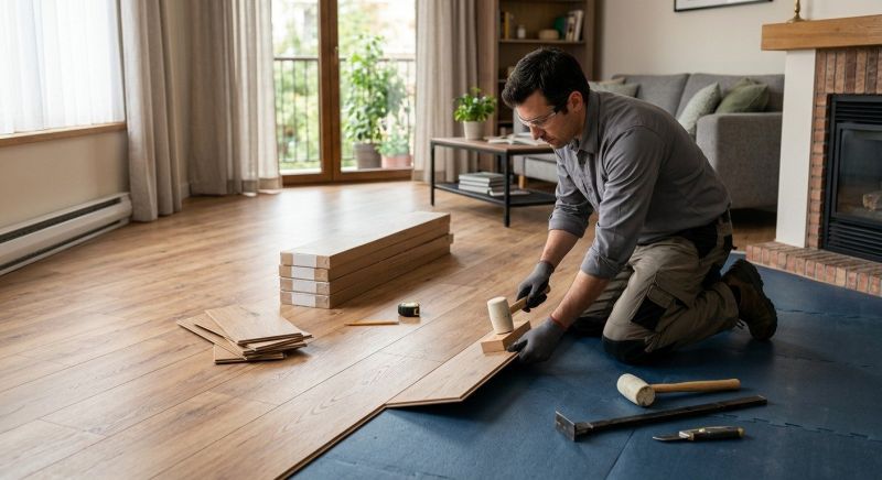 Laminate Floor Replacement in Rock Hall, MD