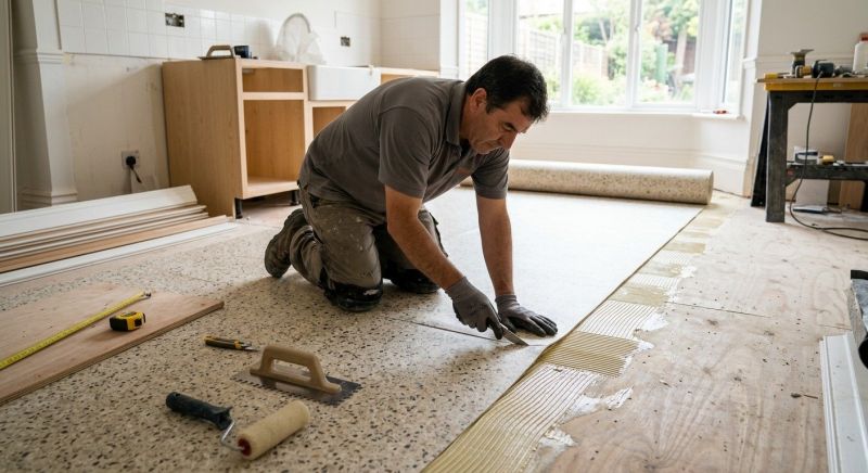 Linoleum Floor Installation in Crofton, MD