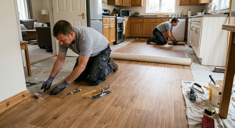 Linoleum Floor Installation in Stevensville, MD