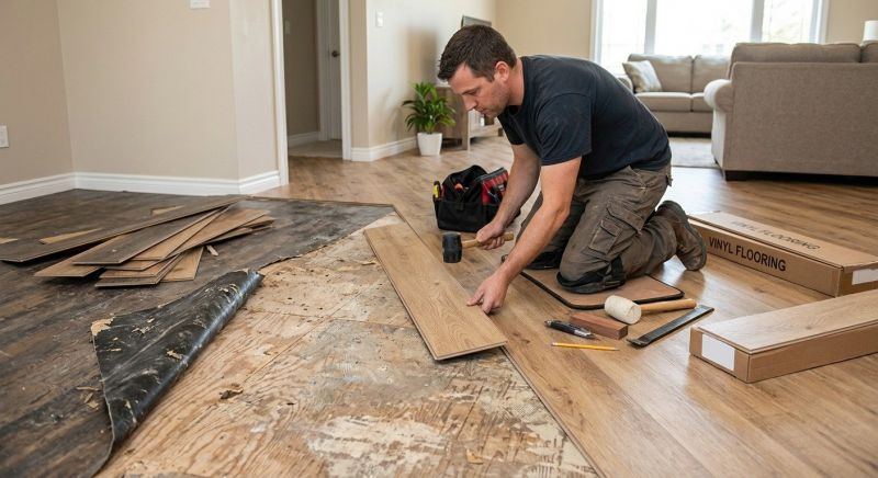 Vinyl Floor Replacement in Stevensville, MD
