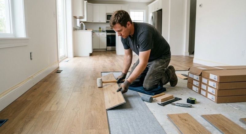 Vinyl Plank Floor Installation in Stevensville, MD