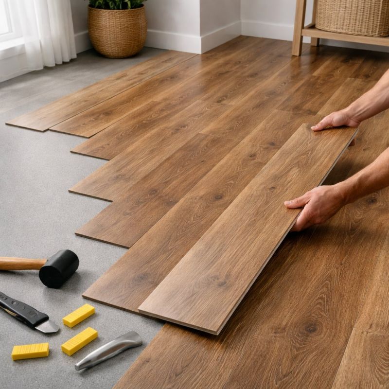 Vinyl Plank Floor Installation in Stevensville, MD
