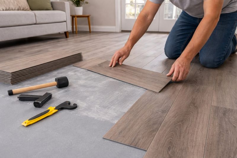 Vinyl Plank Floor Installation in Stevensville, MD