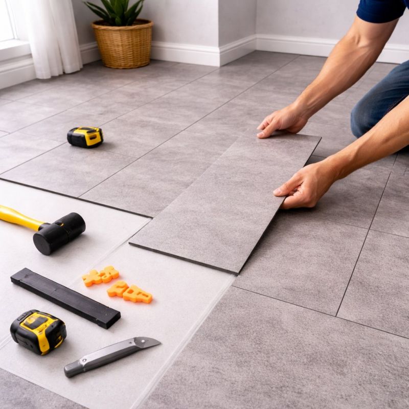 Vinyl Tile Replacement in Stevensville, MD